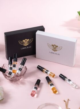 直播间爆款大牌平替小样香水Q版试管香水套装礼盒女用香水批发5ml