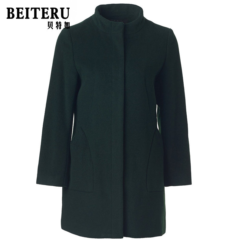 贝特如妈妈冬装羊毛外套女新款时尚气质中年毛呢中长款专柜正品YJ,淘宝优惠券,粉丝福利购,淘宝优惠卷