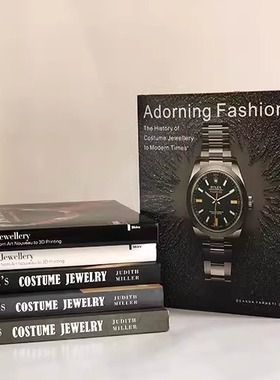 样板间售楼处现代家居黑色珠宝系装饰摆件可翻阅书籍