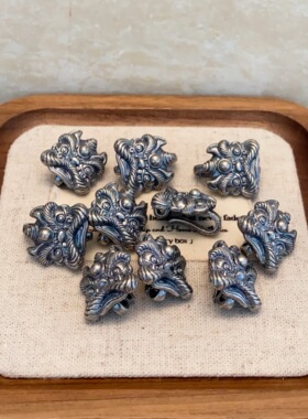 精工三七银鱼尾观音醒狮花朵蝙蝠莲蓬葫芦流苏合集时尚饰品配珠