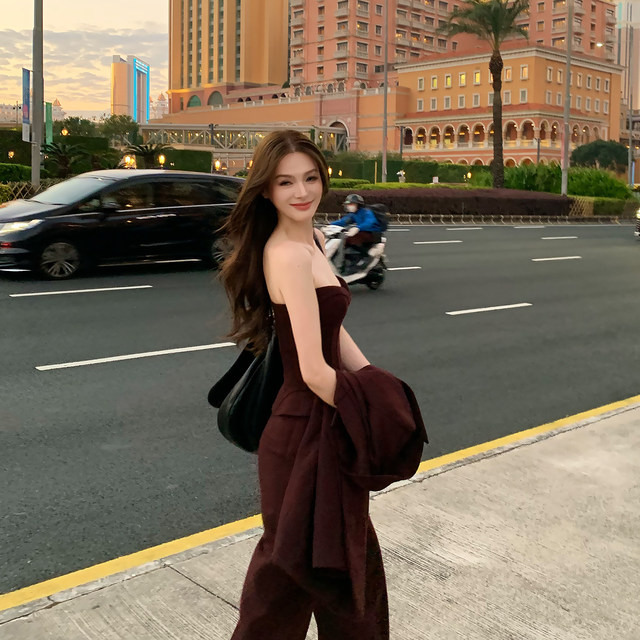 Slim slimming hollow inner bandeau bra for women