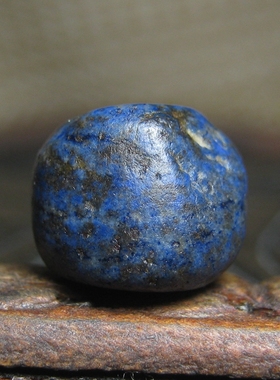 铁器时期千年老青金石配珠4-7mm