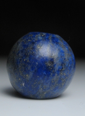 老青金石桶珠11.8×10.5mm