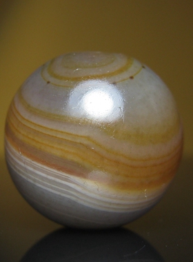 老缠丝三色玛瑙圆珠19.5mm