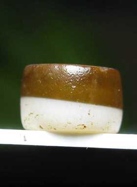 文玩手串配饰镶蚀玛瑙西亚古珠