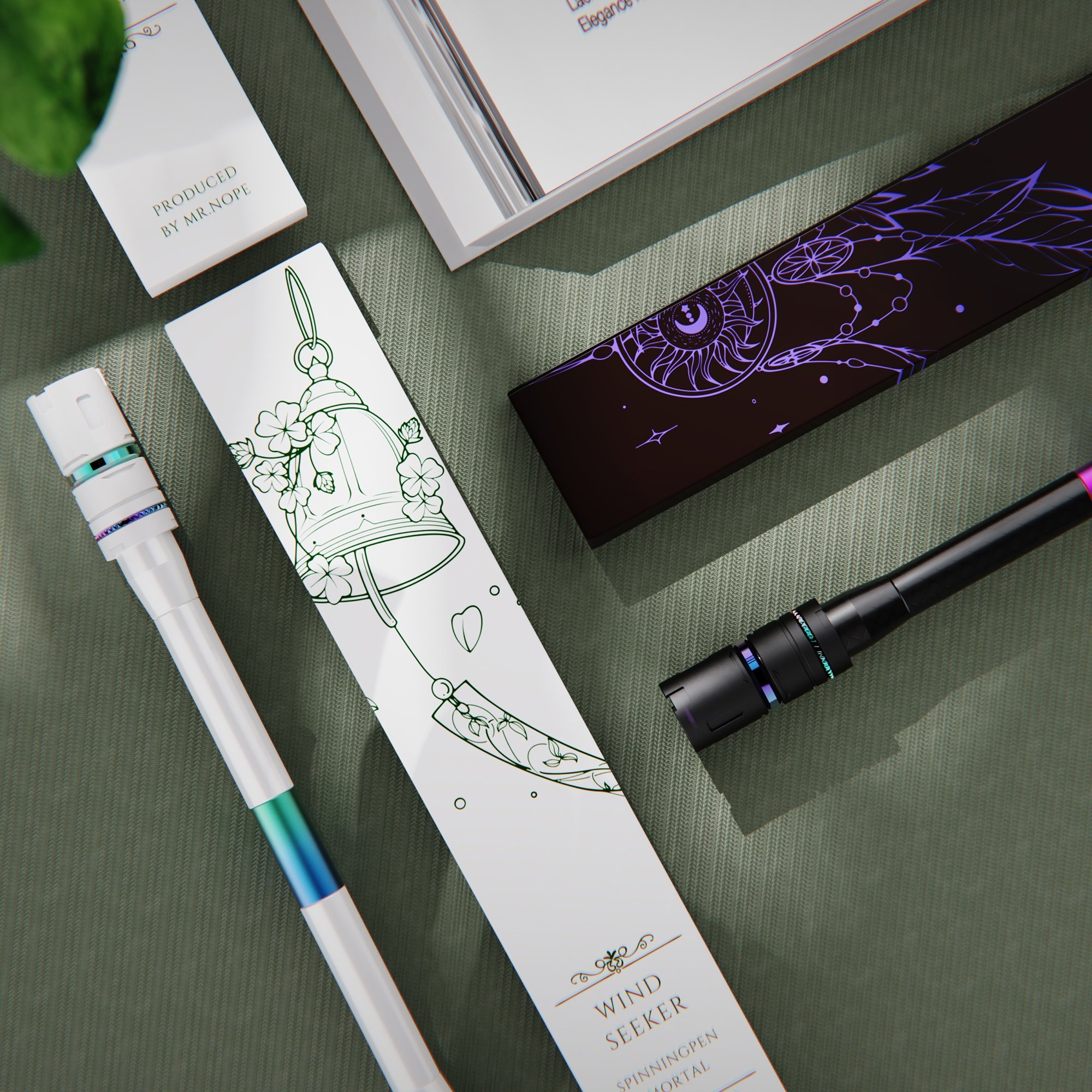 Nope先生凡人转笔2024限定新品网红同款高颜值专业比赛专用转转笔,淘宝优惠券,粉丝福利购,淘宝优惠卷