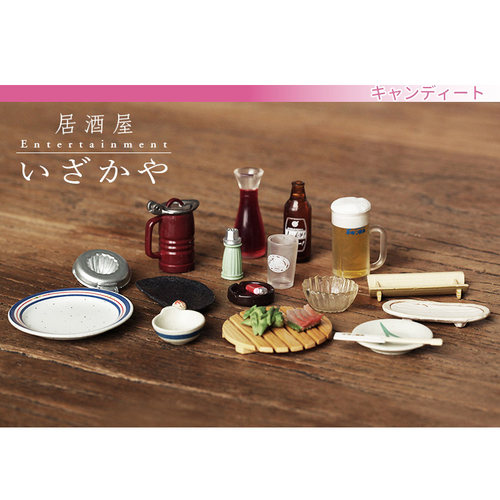 Re-ment日本正版散货！食玩微缩模型 居酒屋日料散装散货餐盘餐具 - 图0