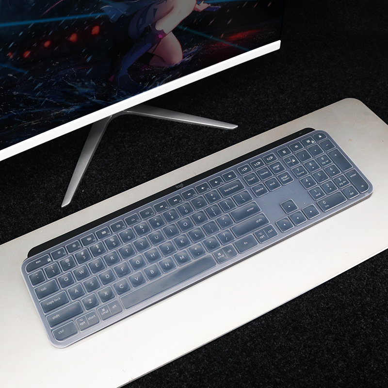 升派键盘膜适合罗.技Logitech Craft键盘膜MX KEYS S透明硅胶无线保护膜防尘罩全覆盖防尘防水套罩子