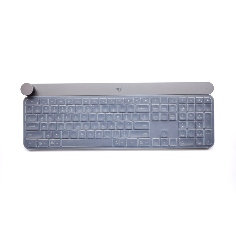 升派键盘膜适合罗.技Logitech Craft键盘膜MX KEYS S透明硅胶无线保护膜防尘罩全覆盖防尘防水套罩子