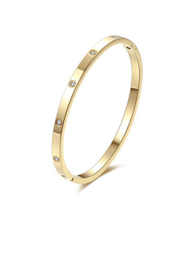 不锈钢挚柔钛钢不掉色欧美女