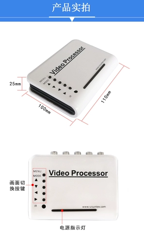 Экран -сплиттер 4 видеопроцессор видеопроцессора.