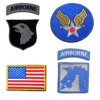 AIRBORNE PATCH补丁101空降师鹰头魔术贴臂章长条英文刺绣贴章 - 图3