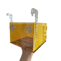 With lid acrylic wood grain turtle isolated box egg tortoise narrow bridge hair color box razor white black yellow wood grain box