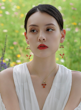 忆奴娇紫水晶项链925银饰品