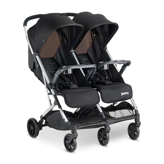 JOOVY twin stroller is lightweight and comfortable for 0-4 years old