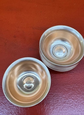 纯铜供水碗供奉佛前神圣水供水供佛普通光面一套七个尺寸型号齐全