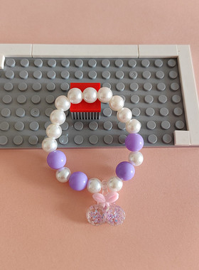 儿童手链便宜幼儿园舞蹈奖品宝宝可爱水果小花新款玩具手链