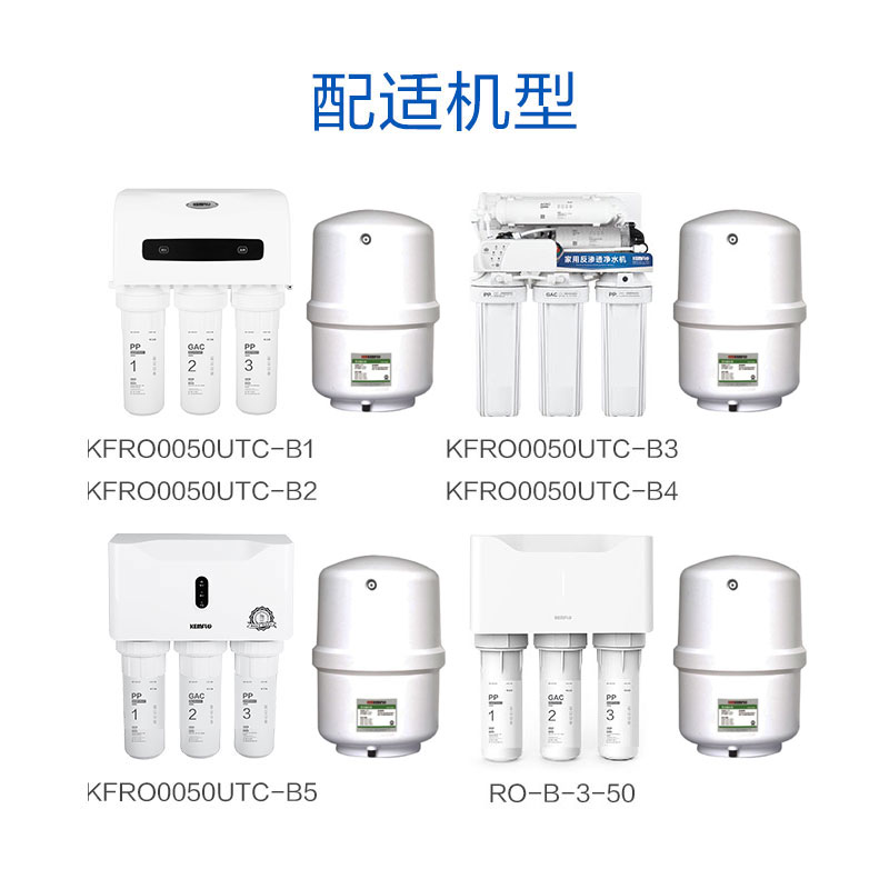 康富乐溢泰净水器滤芯套装前三级加后置活性炭1微米PP棉ps01 05-图0