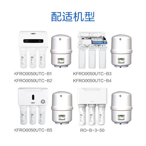 溢泰康富乐净水器RO-B3-50 B3-100 ROB3 B4 B400原装四道滤芯套装 - 图2