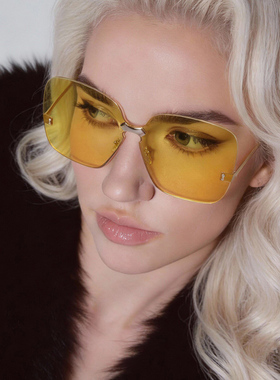 msapce无边框大框显脸小太阳镜