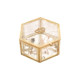 Retro style gold storage box for windshield accessories
