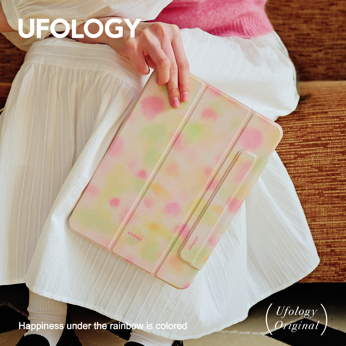 Ufology原创适用ipadair6保护壳pro2024平板mini6保护套air4/5磁吸全包air3笔槽11寸13寸苹果7/8/9/10代色块 - 图2