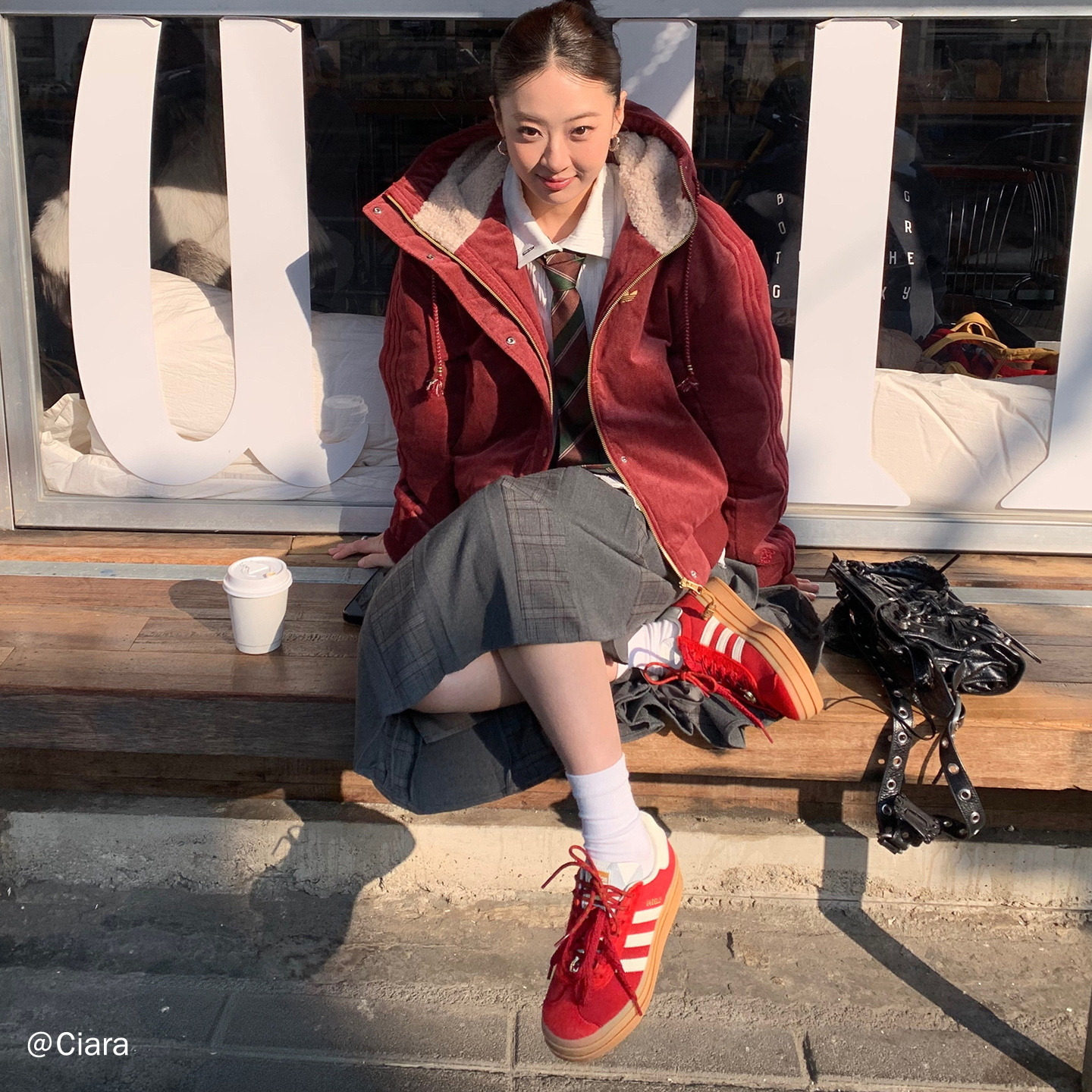 贺聪同款T头鞋GAZELLE新年款厚底板鞋德训鞋adidas阿迪达斯三叶草,淘宝优惠券,粉丝福利购,淘宝优惠卷