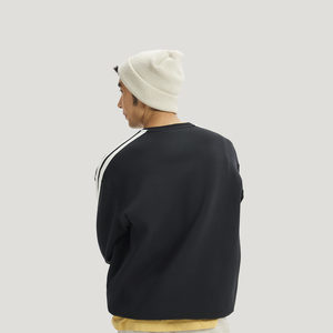 时尚休闲柔软三条纹宽松针织卫衣男秋冬adidas阿迪达斯官方轻运动