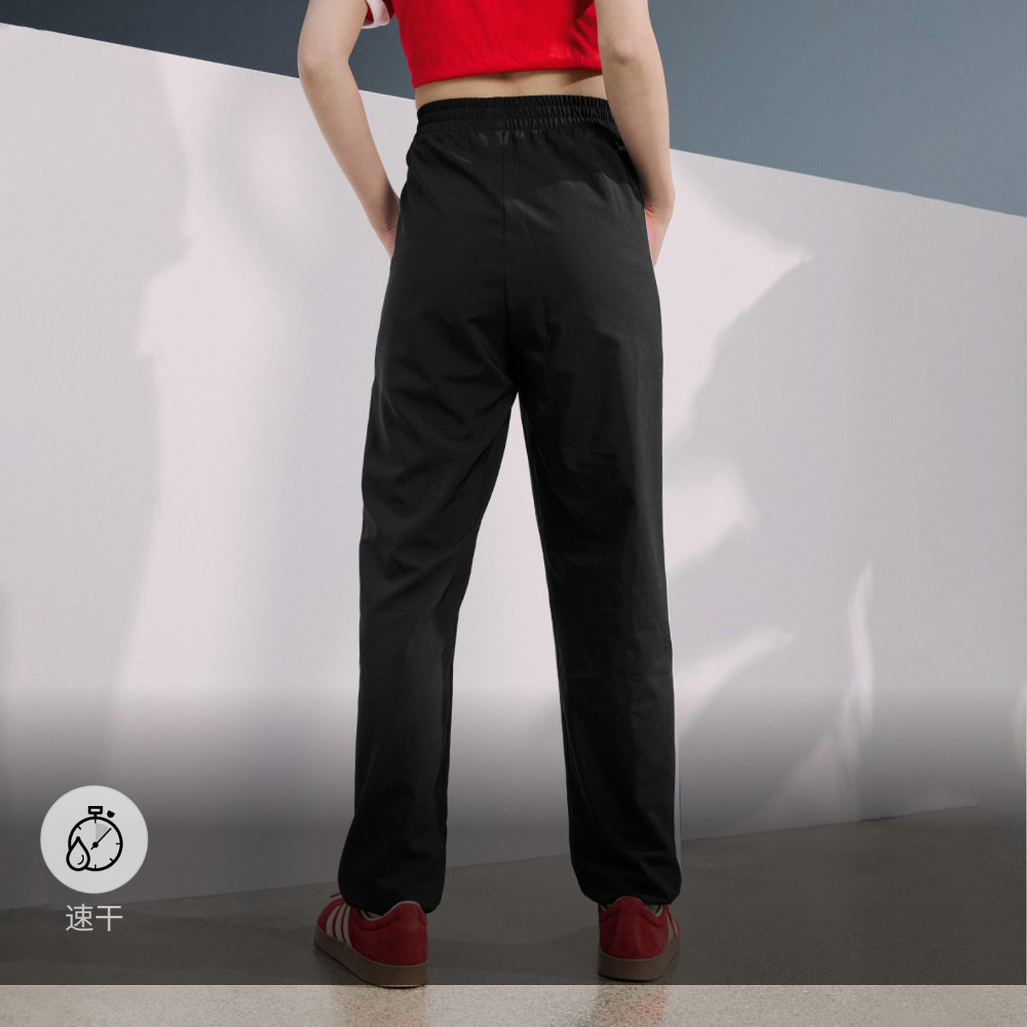 情侣款束脚运动裤男女春夏新款adidas阿迪达斯官方轻运动