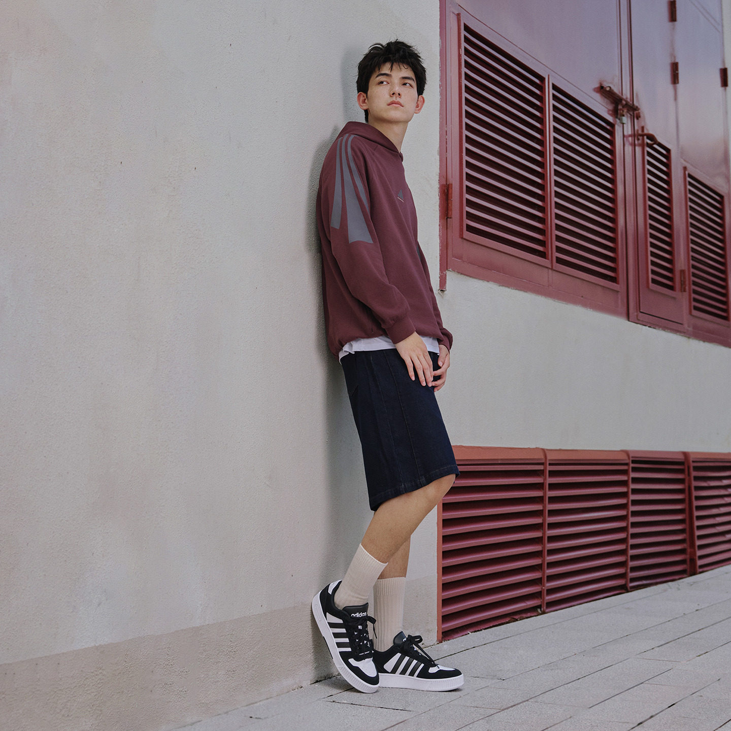 「小锯齿」D-PAD CLASSIC美高风篮球风板鞋男女adidas阿迪达斯