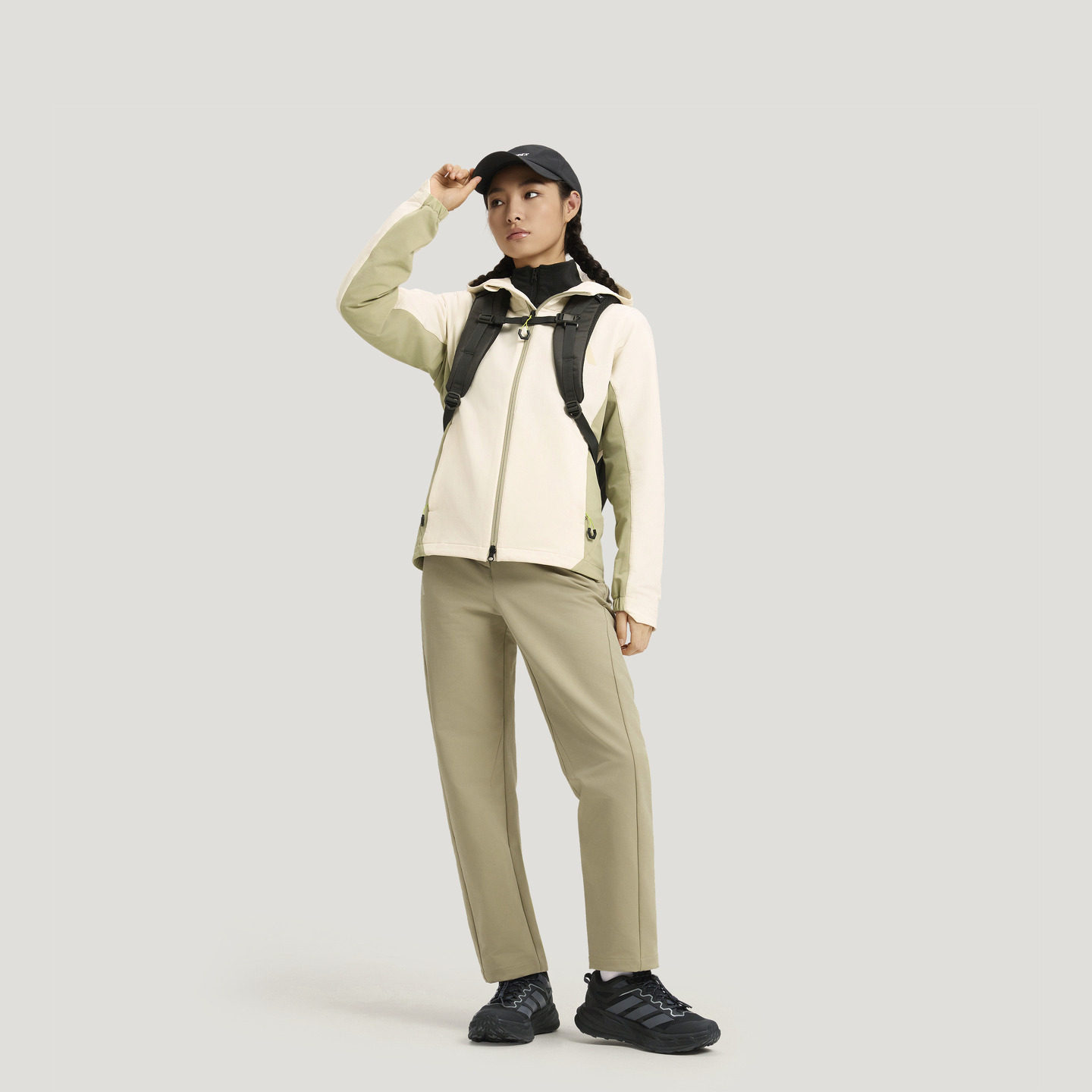 拒水透湿保暖户外软壳连帽夹克外套女装秋冬adidas阿迪达斯TERREX,淘宝优惠券,粉丝福利购,淘宝优惠卷