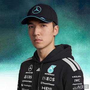 梅赛德斯AMG马石油F1车队棒球遮阳帽子男女adidas阿迪达斯