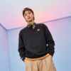 Adidas men's and women's velvet casual sweatshirt pullover