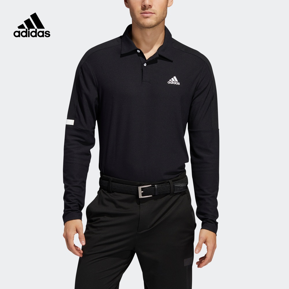 Adidas official website adidas men's golf long sleeved polo shirt FJ9924 FJ9923