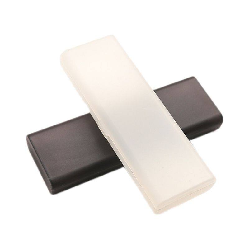 无印纯色简约文具盒透明磨砂收纳盒PP材质塑料彩色铅笔盒学生笔盒,淘宝优惠券,粉丝福利购,淘宝优惠卷