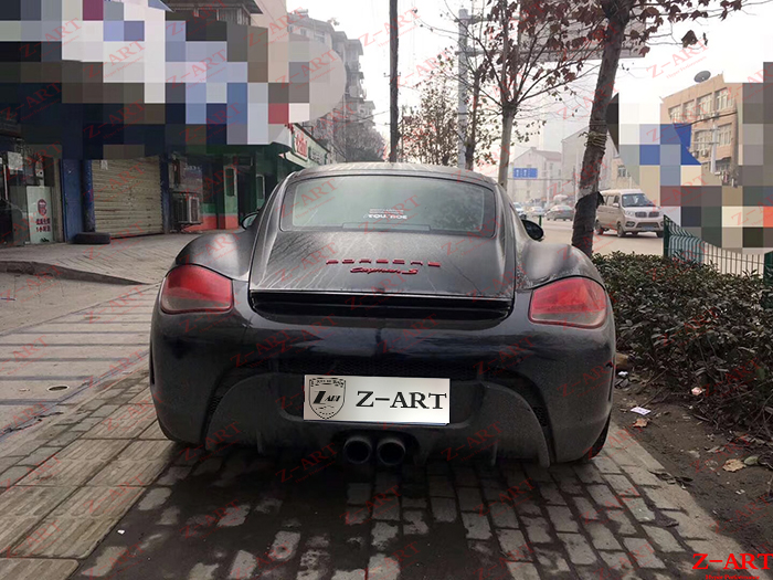 保时捷Boxster Cayman987改装Techart泰赫雅特前杠后杠侧裙大包围 - 图3