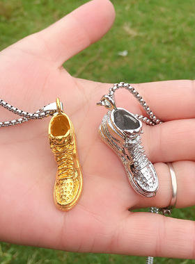 抖音热卖时尚新款项饰个性鞋子项链潮流百搭嘻哈靴子球鞋吊坠ins