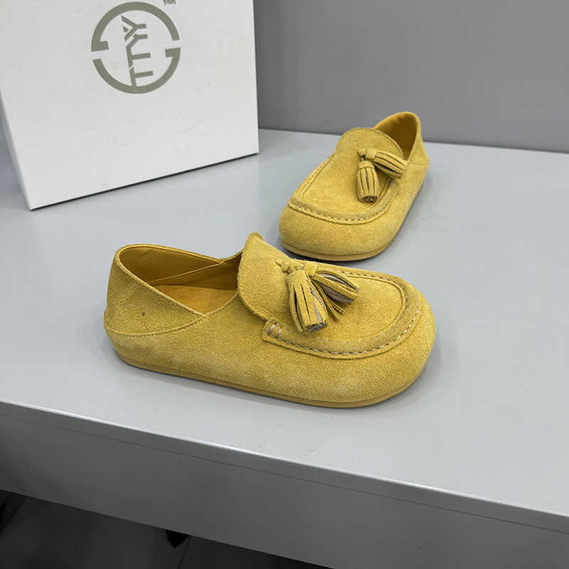 磨砂皮流苏乐福鞋女26新款一脚蹬平底休闲鞋百搭轻便真皮单鞋Ｆ10,淘宝优惠券,粉丝福利购,淘宝优惠卷