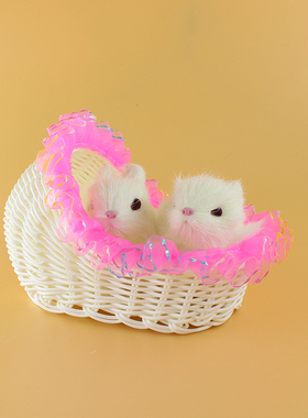 生日礼物送朋友兔子摆件