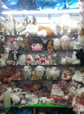 会叫花边老婆猫咪可爱风仿真动物