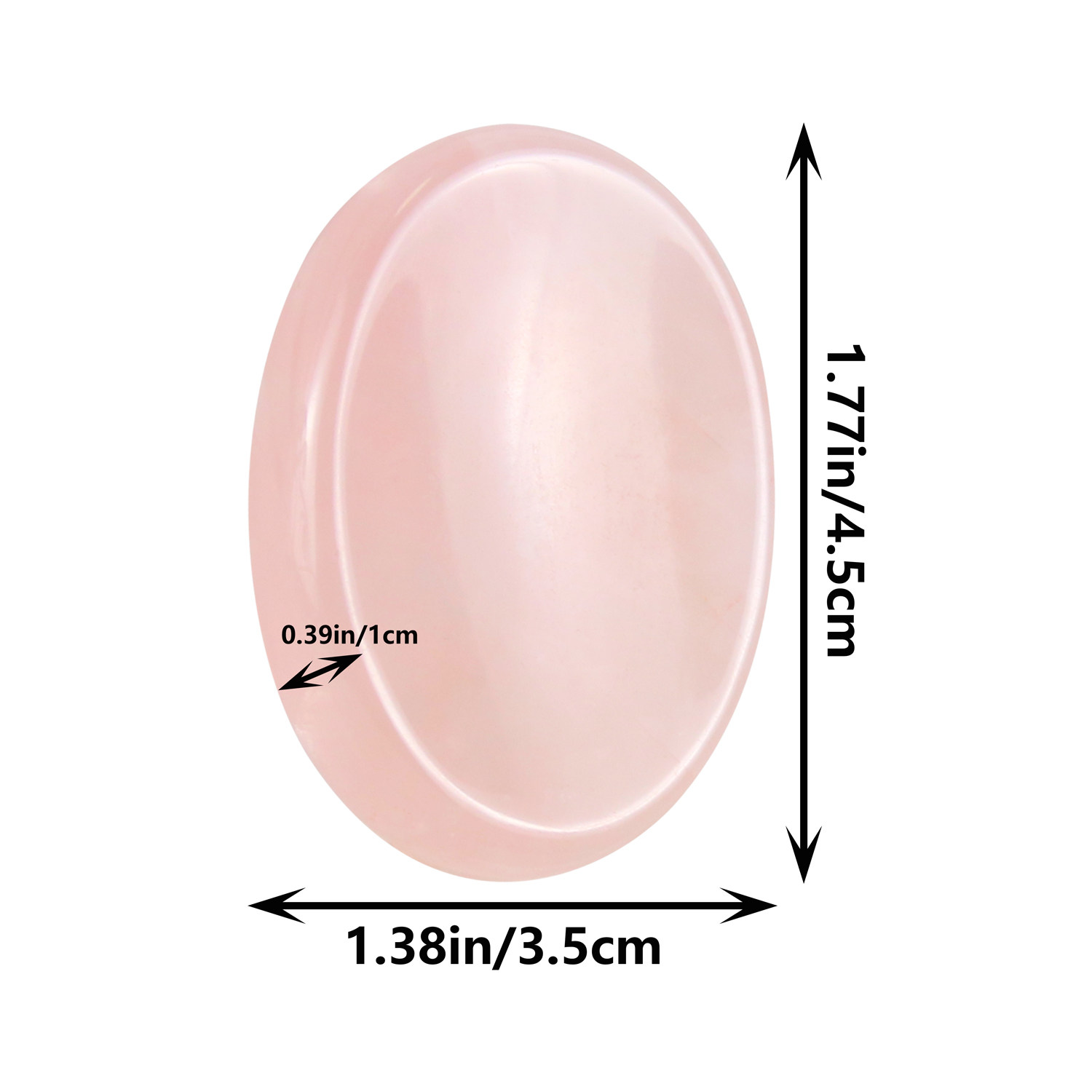 掌心石按压解压冥想天然粉水晶原石拇指手把件椭圆玫瑰水晶摆件,淘宝优惠券,粉丝福利购,淘宝优惠卷