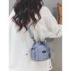 Brand genuine canvas chest bag women's mini