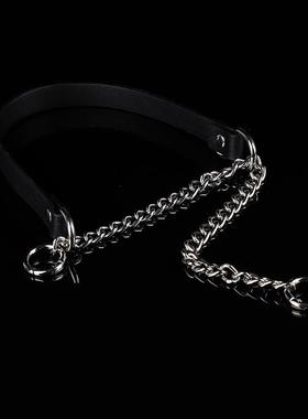choker项圈女m朋克颈带项链男锁骨链颈环皮质颈圈k9脖圈刻字定制