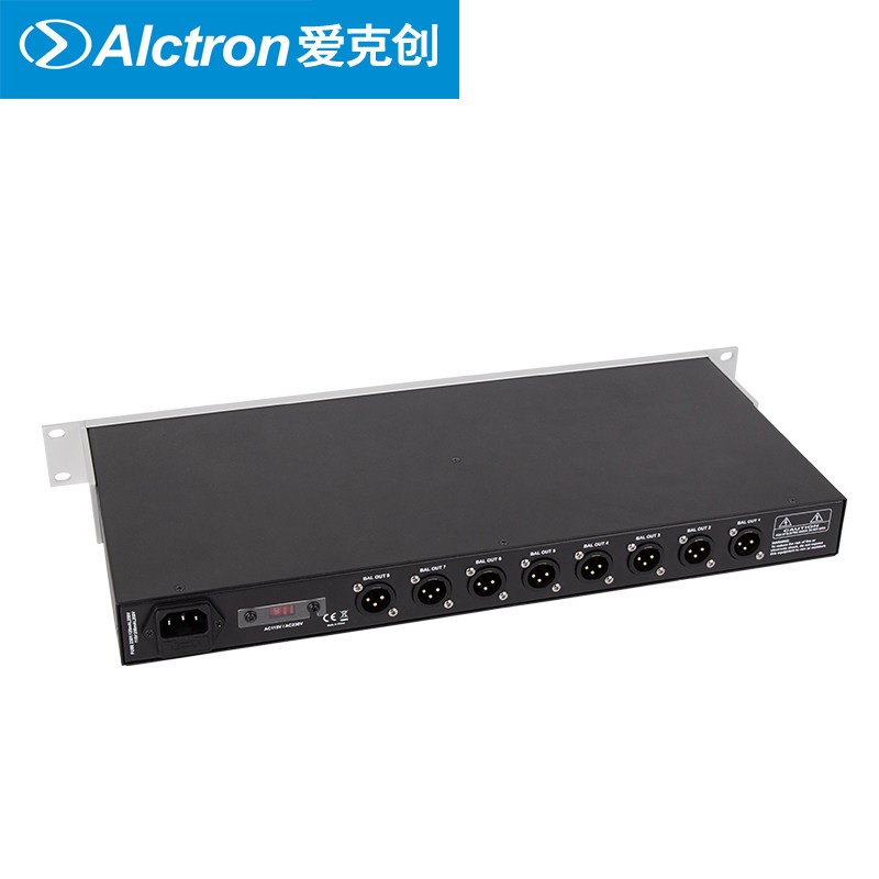 Alctron/爱克创 PRO DI8专业现场舞台八通道DI盒有源阻抗转换器-图1