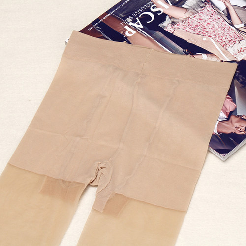 远东618夏季超薄款20D包芯丝加裆丝袜女性感黑色防勾丝肤色连裤袜 - 图0