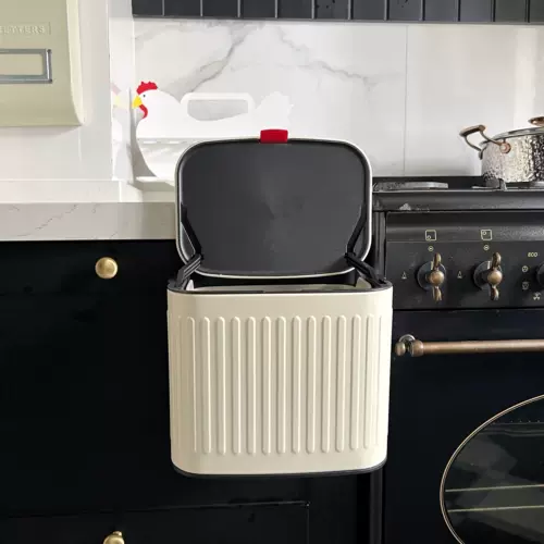 Livingbank Retro Cream Kitchen Vishing Crash Bac in Trash Bin ins, столешницы из нержавеющей стали, сброс разной коробки