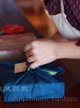 中秋节月饼礼盒风吕敷礼品包裹布