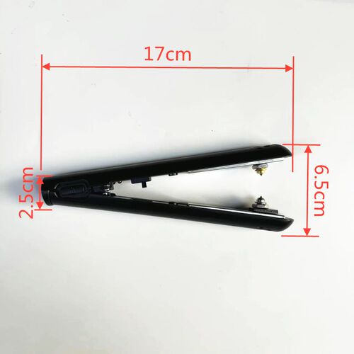 新品羽毛球拍胶粒换转护线管钉边热压烫喇叭口钳器工具5V-2A黑色 - 图1