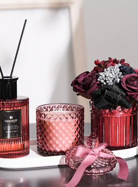 高档花艺香薰礼盒乔迁结婚伴手礼