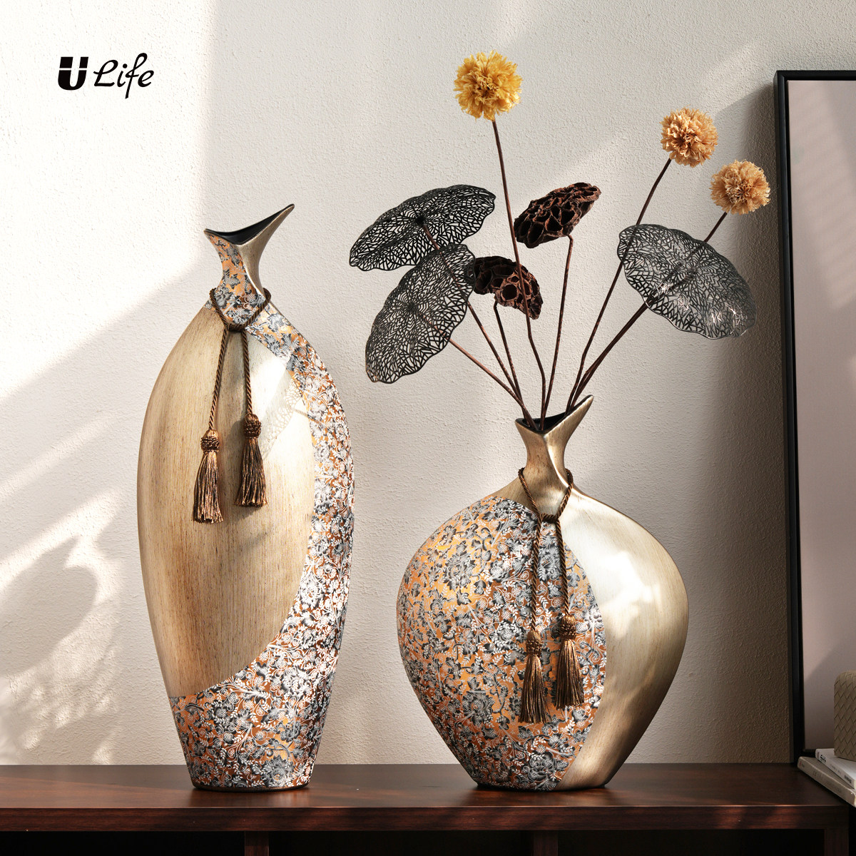 欧式陶瓷花瓶酒柜装饰品客厅电视柜玄关入户门摆件美式创意家居,淘宝优惠券,粉丝福利购,淘宝优惠卷